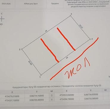 участок кызылту: 3500 соток — 1
