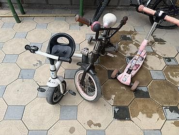 Детский транспорт: Детский комплект для активных прогулок: велосипед — 2