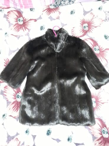 шуба кроликовая: МЕХОВОЙ ЖИЛЕТ НОВЫЙ рукав 3/4, искусственная норка, очень легкий — 2