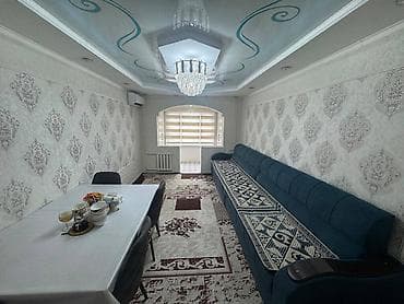 Кыймылсыз мүлк: 3 бөлмө, 58 м², Көк-Жар мкр 104-серия, 4 кабат, Жаңы ремонт — 1