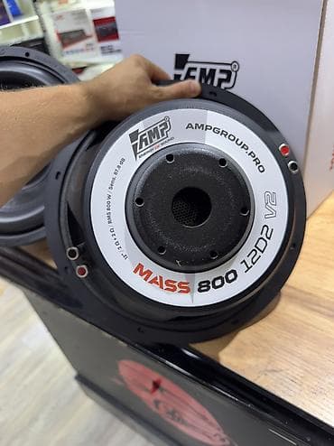 Автоэлектроника: Сабвуферы AMP Energy of Sound — серия MASS, 12" Варианты: - MASS 500 — 3