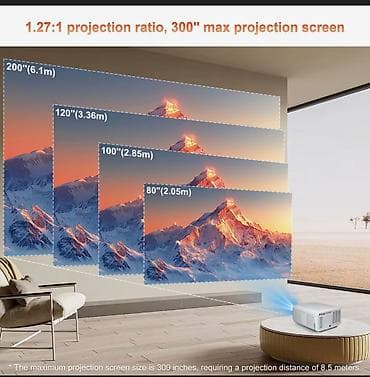 ТВ и видео: Продаю проектор Flixtone d9w ultra 3gb 128gb + ALR экран 120 дюймов на — 5