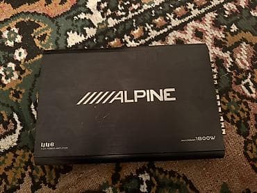 мос: Сабвуфер Sony Xplod + усилитель ALPINE Комплект для автозвука: - — 2