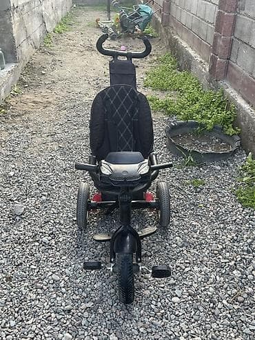 merida warrior: Детский трехколесный велосипед-каталка с родительской ручкой - Цвет — 1