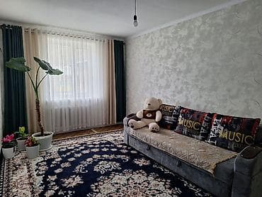 комната сдается аламедин 1: 2 комнаты, 55 м², 104 серия, 4 этаж, Евроремонт — 2