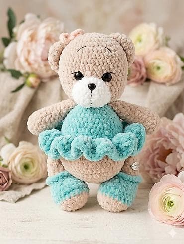 тедди памперс: 🧸 Вязаные плюшевые игрушки ручной работы — оригинальный и душевный — 9