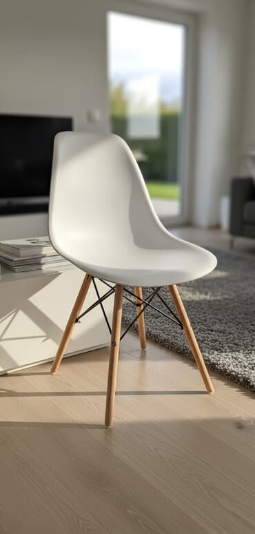 автомойка запчасти: Пластиковый стул, Самовывоз, цвет - Белый — 1