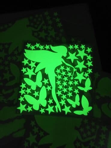 сумка для школы: Наклейки неоновые — 1