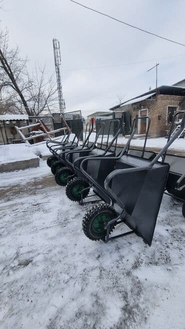 садовый измельчитель: Садово-строительная тачка и тележка, Стальная, Одноколесная, Новый — 3