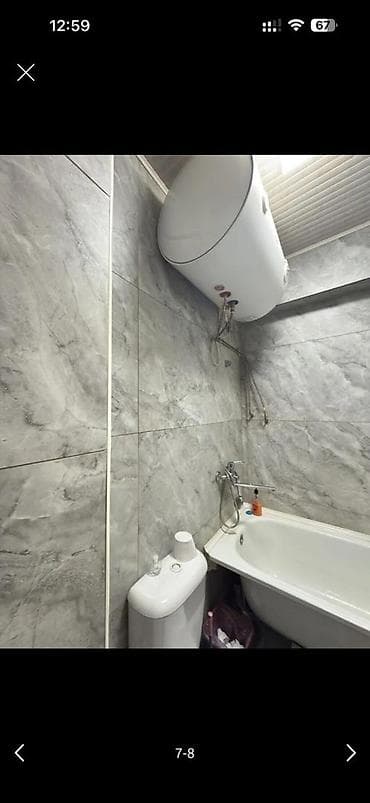 hostel osh: 2 комнаты, 34 м², Индивидуалка, 3 этаж, Евроремонт — 2