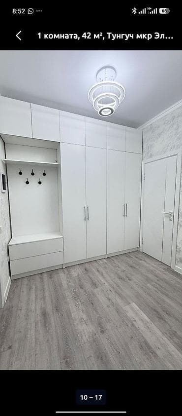 discovery studio: 1 комната, 42 м², Тунгуч мкр Элитка, 8 этаж, Евроремонт — 10