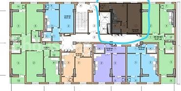 Недвижимость: 1 комната, 37 м², Элитка, 14 этаж, ПСО (под самоотделку) — 2