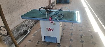 гладильную доску: Промышленный гладильный стол с паровым утюгом - Стол с — 7