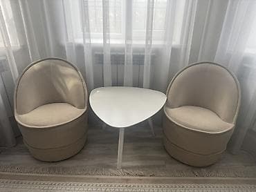 продаю шезлонг: Кресла-груши (2 шт.) в современном стиле - Компактные круглые кресла — 2