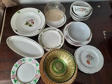 восточная посуда: Набор столовой посуды винтажного стиля (разные серии и формы) — 2