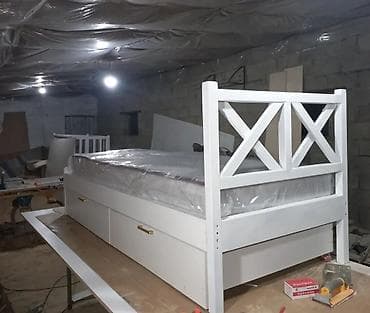 ярус детский: Односпальная кровать, Новый, С ящиком для хранения, длина - 2000 см — 4