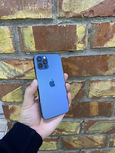 DOOGEE: IPhone 12 Pro, Б/у, 128 ГБ, Pacific Blue, Защитное стекло, Чехол, 75 % — 1