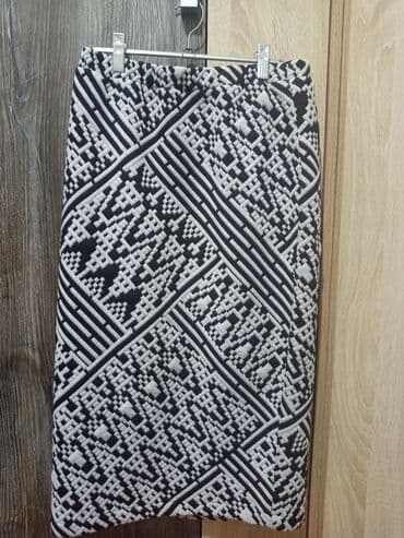 Юбка, Модель юбки: Прямая, Мини, Жаккард, По талии