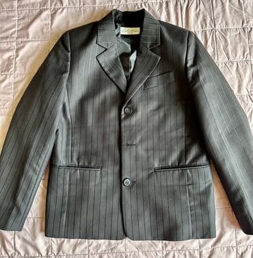 школьную форму: Школьная форма, цвет - Черный, Б/у — 1