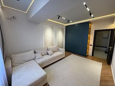 Батирлер: 1 бөлмө, 43 м², Асанбай мкр Элитка, 7 кабат, Евро оңдоо — 1