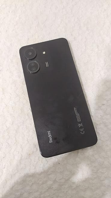note 7: Redmi, Redmi 13C, Б/у, 128 ГБ, цвет - Черный, 2 SIM — 2