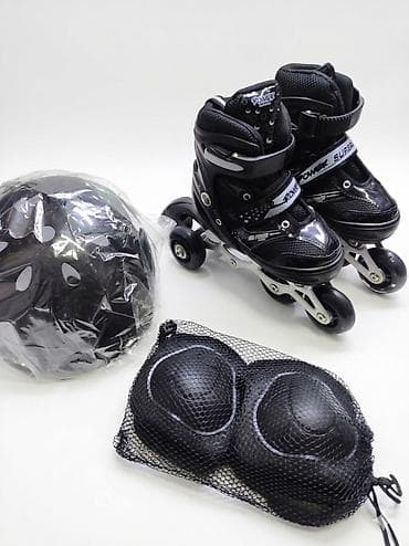 Спорт и отдых: Новые детский комплект для катания: роликовые коньки-трансформеры + — 1