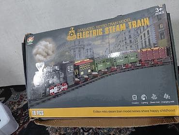 старый вагон: Игровой набор «Электрический ретро-паровоз» Что это: - Электрическая — 5