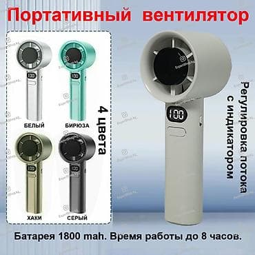 Портативный минивентилятор M11 с дисплеем - идеальный аксессуар для