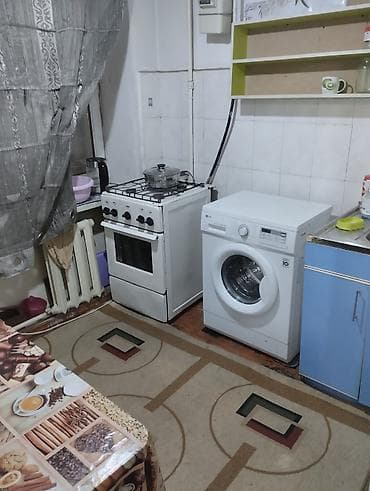 квартира в ош базаре: 1 комната, Душевая кабина, Постельное белье, Кондиционер — 6