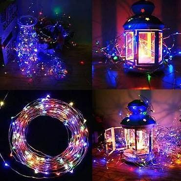 струнные светильники: 100/200/300 яркие светодиодные лампы --- 100 супер яркие светодиодные — 2