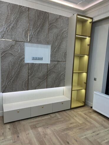 эшик дом: Буйрутма эмеректер, Уктоочу бөлмө, Ашкана гарнитурасы, Үстөл, Шкаф — 14