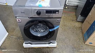 Кир жуучу автомат машина, Жаңы, Midea, 8 кг чейин, Фронталдык, Дүңүнөн — 5