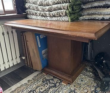 уй емерек: Зал үчүн үстөл, Бүктөө эмес, Тик бурчтуу — 1