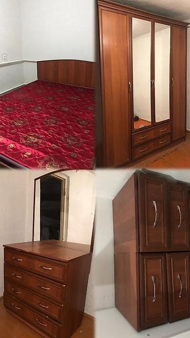 Спальный гарнитур, Б/у, ДСП, Самовывоз, цвет - Коричневый at lalafo.kg Спальный гарнитур, Б/у, ДСП, Самовывоз, цвет - Коричневый