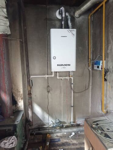 напольные газовые котлы: Газовый котел навиен, новьен, novien, navien выносной пульт — 10