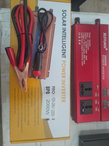 Инвертор питания XUYUAN мощностью 2000 Вт, преобразующий постоянный