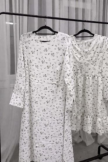 платье для покрытых: Продаю срочно 137ш белый 134ш цветок — 3