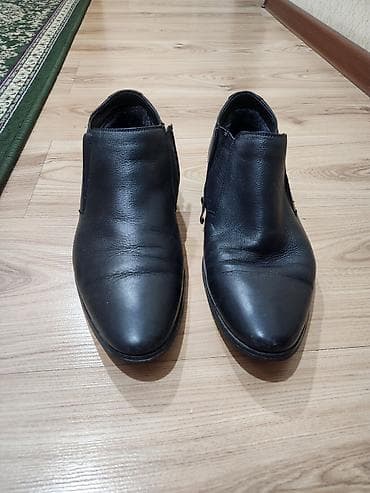 Мужская обувь: Мужские демисезонные полуботинки NORD - Цвет: черный - Материал — 2