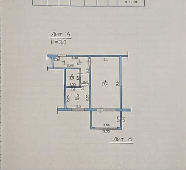парк ататюрк: 1 комната, 30 м², 104 серия, 1 этаж, Старый ремонт — 6