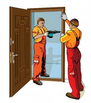 починить жалюзи: Дверь: Установка — 1