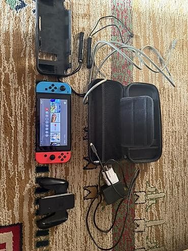 прошитый nintendo switch: Nintendo Switch В идеальном состоянии все работает Наклеено защитное — 1