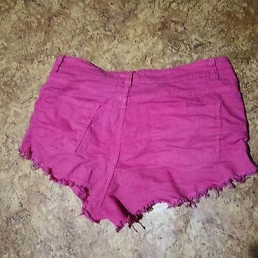 укороченный: Яркие женские шорты Lady - Цвет: насыщенный розовый (фуксия) - — 3