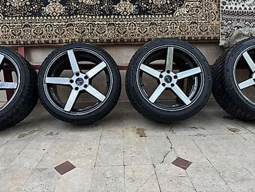 ади 80: Колеса в сборе 255 / 40 / R 18, Зима, Б/у, Комплект, Литые, отверстий - 5 — 1