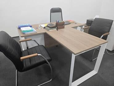 Комплект офисной мебели, цвет - Белый