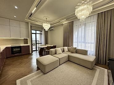 flat osh: 4 комнаты, 134 м², Ала-Арча ТРЦ Элитка, 13 этаж, Дизайнерский ремонт — 1