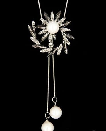 короткое свадебное платье в стиле ретро: Колье. Длина 70см — 1