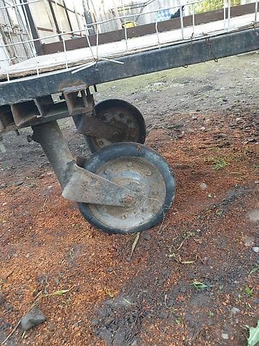 Садовые инструменты и инвентарь: Садово-строительная тачка и тележка, Стальная, Четырехколесная — 2