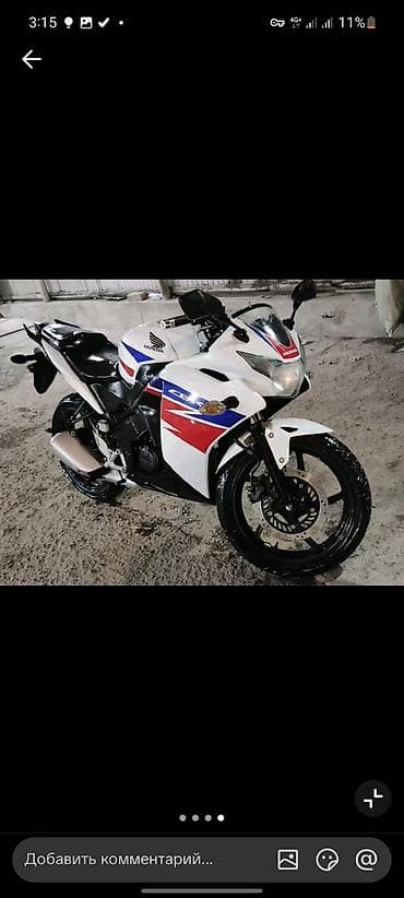 спортбайк цена: Спортбайк Honda, 200 куб. см, Бензин, Б/у — 1