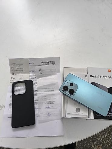 aipad mini 6: Смартфон Redmi Note 14 в голубом цвете — 1