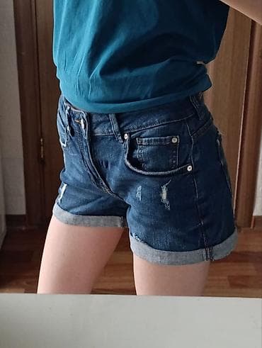 molecule plus: Джинсовые шорты Mango Denim Носили 2 раза - Бренд: Mango (MNG Denim) — 5